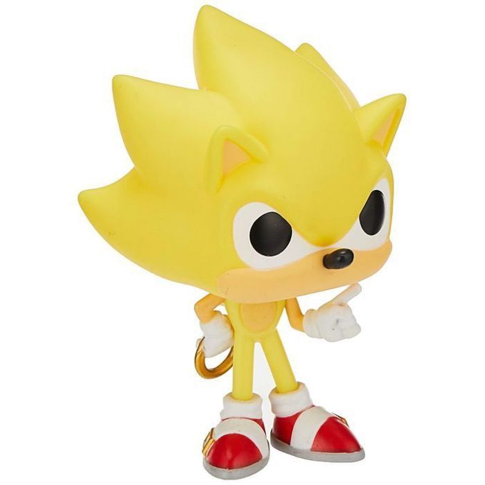 Sonic the hedgehog - figurine pop sonic 12cm - yellow