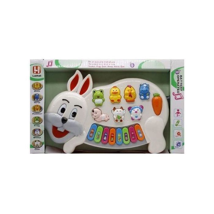 Piano Éducatif - Sons des Animaux - Mélodies - Effets Lumineux