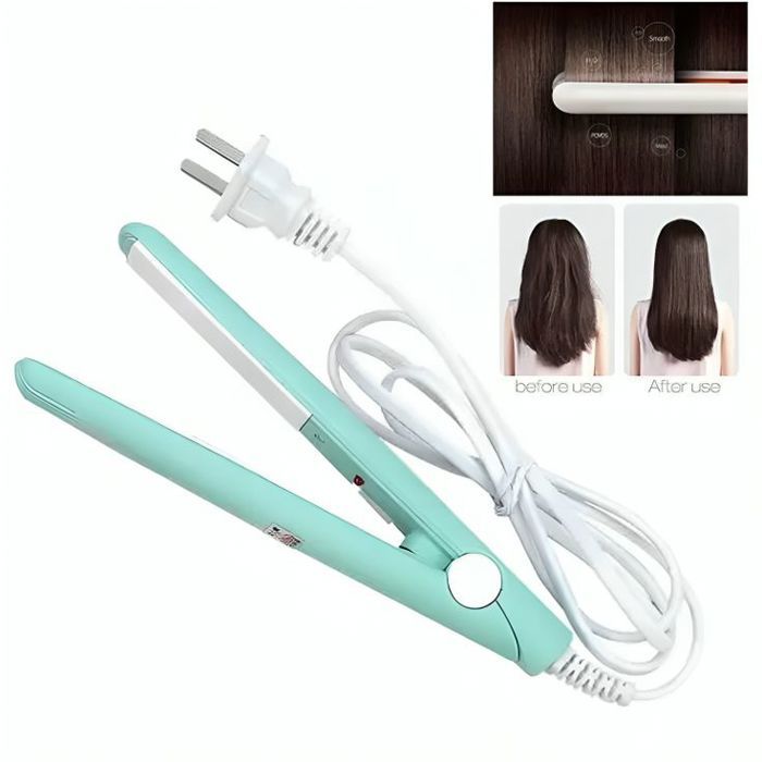 Mini lisseur à cheveux - Non spécifié - Compact - Chauffage rapide - Plaques en céramique - Résultat brillant
