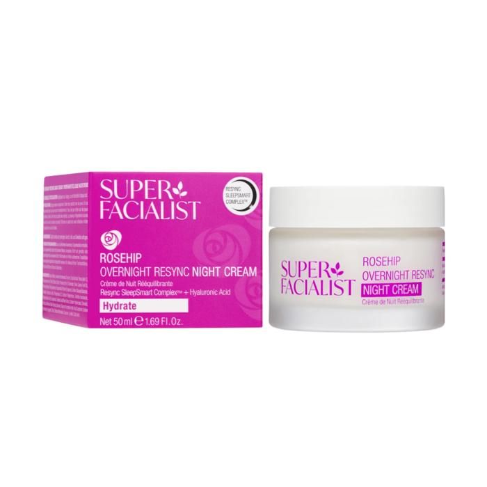 Super Facialist Rosehip Overnight Resync Night Cream 50ml