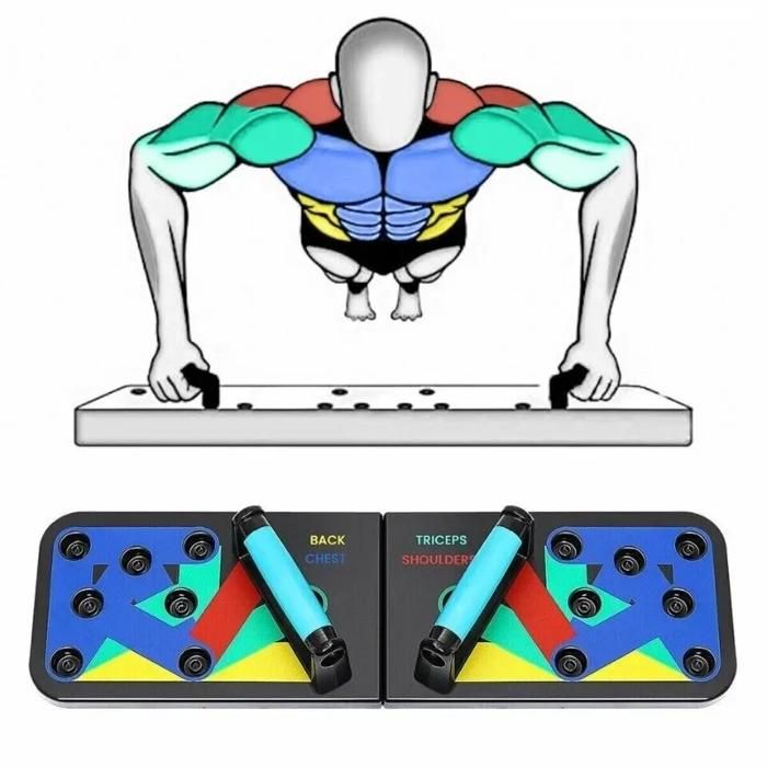 Planche de Musculation, Push Up Board Multifonctionnel 13