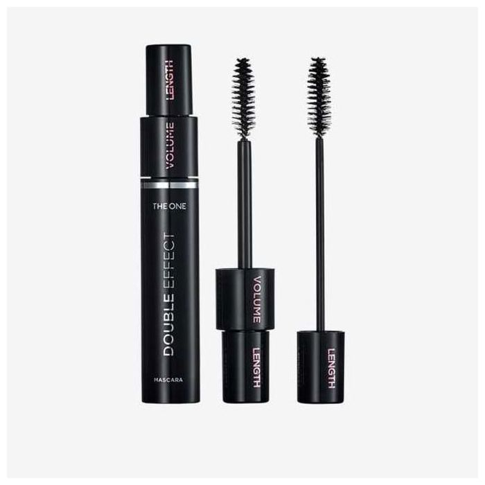 The One Mascara Noir Double Effet Volume Longueur Double Capuchon Sans Bavure
