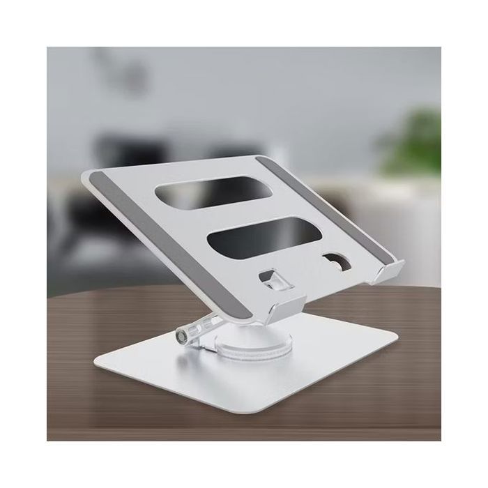Support pour ordinateur portable en alliage d'aluminium Rotatif 360 ° degré V3.1 - Silver