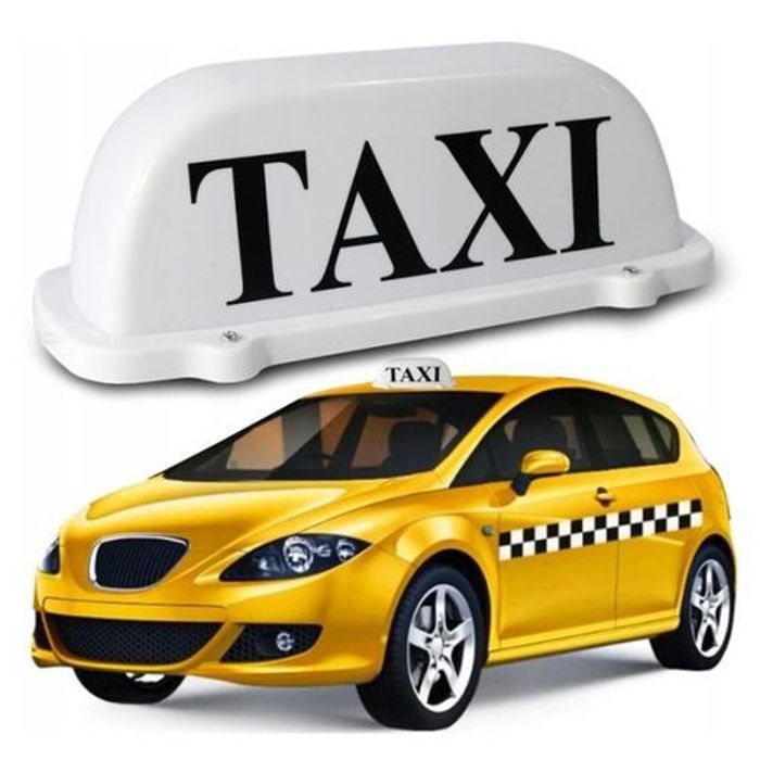 Lumière de Toit LED pour Taxi avec Fixation Magnétique 12V