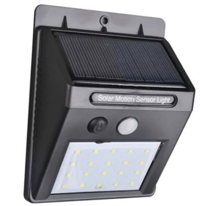 Lampe solaire d'extérieur de 20  LED s-olar Avec fonction Detection de Mouvement.