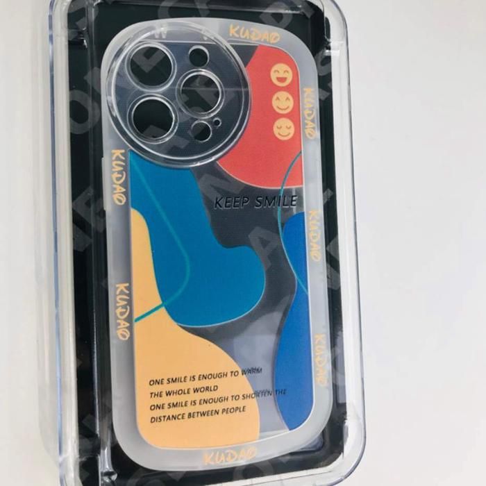 COQUE TELEPHONE - YOYOSO - iPhone 13 Pro - Multicolore - Transparent - Sourire