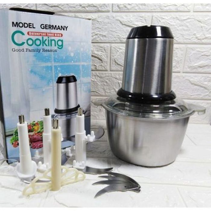 Cooking Hachoir Kefta, légumes Noix avec un bol en INOX et 4 lames 250W