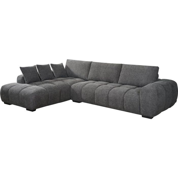 Hörnsoffa "Monceau" - 3 platser - Grå