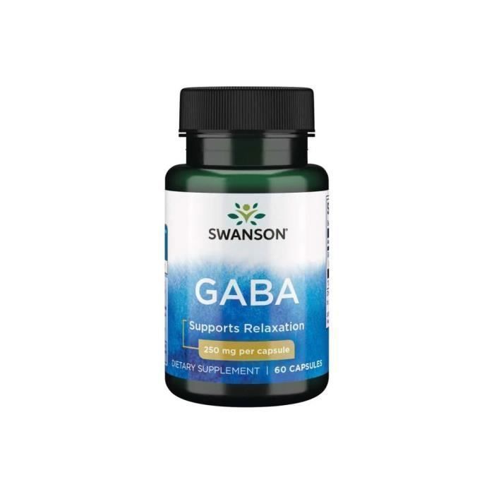 Compléments alimentaires Gaba 250 MG BI6910 , Swanson,