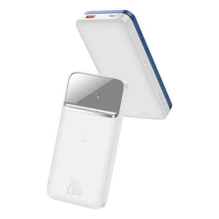 BASEUS POWERBANK MAGNETIC 10000MAH 20W (WHITE) PPCX010202