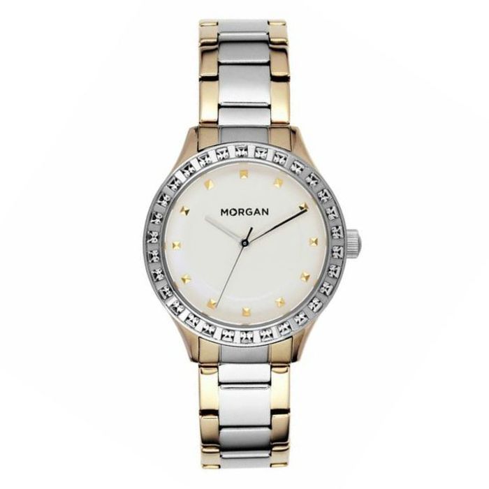 Montre Femme - MORGAN - MG001S/4BM - Bracelet Acier Bicolore - Cadran Argenté - Étanchéité 3 ATM