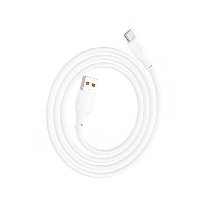 Hoco X93 Câble de données de Charge Rapide 100W USB vers Type-C 1M (Blanc)