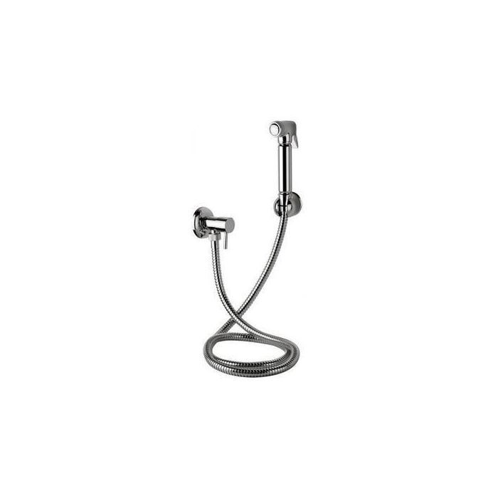 Ensemble Bidet Toilet Douchette WC avec Support et Flexible Made in Italie