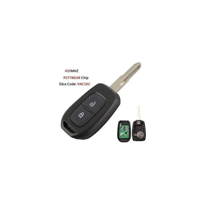 Housse de coque pour Renault dacia 2 boutons de protection