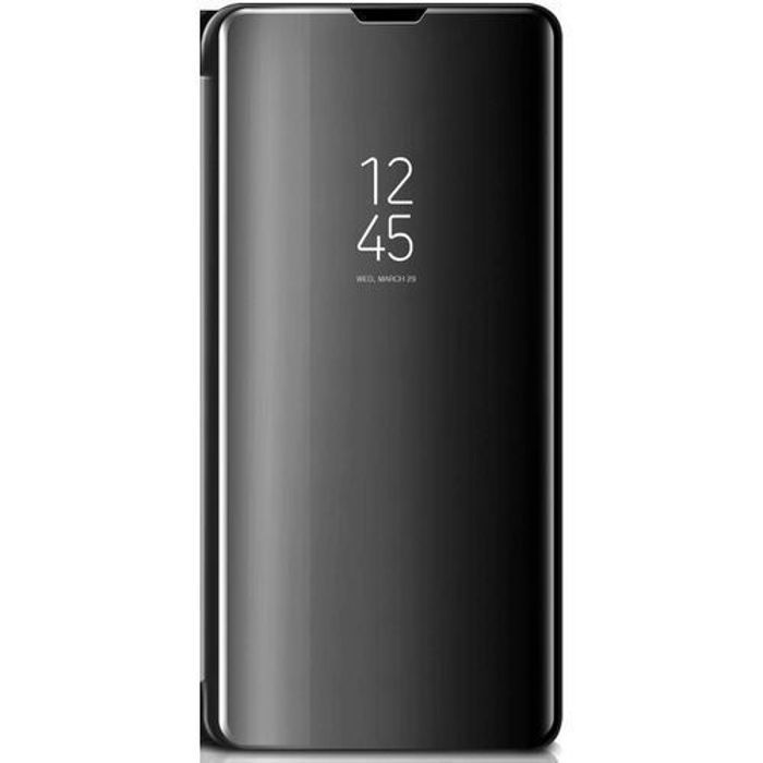 Pochette Pour Samsung A90 Mirror Noir