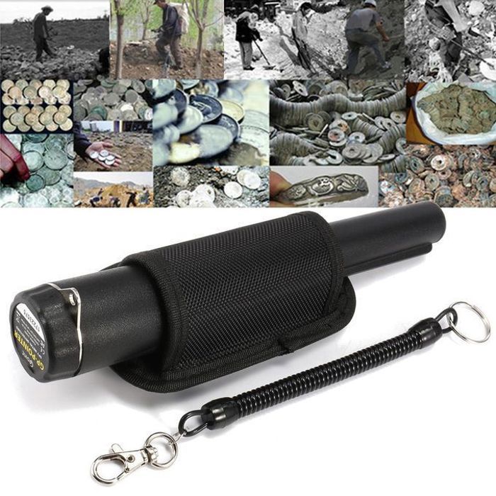 Détecteur de Métaux Localisateur GP-Pointer avec Étui et Bracelet - Noir
