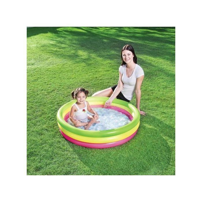 Bestway 51104 piscine gonflable - bleu 1.02 m x 25 cm