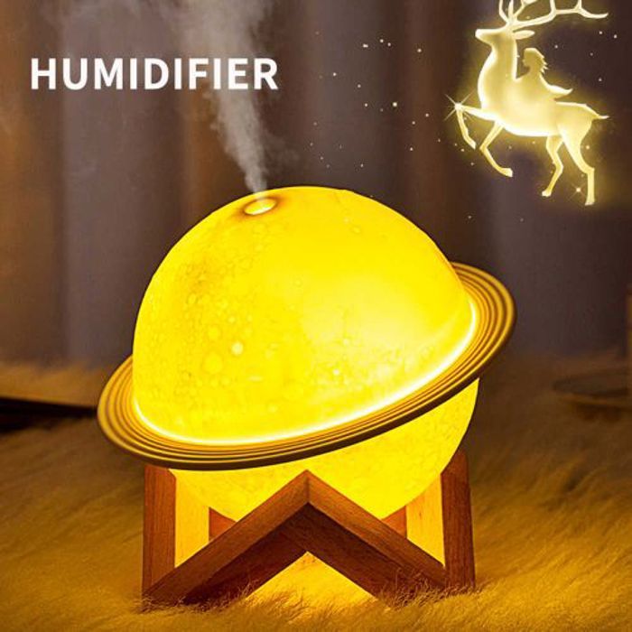 Humidificateur d'arôme - Marque inconnue - Modèle SX-E323 - Ultrasonique - Blanc - 138x138x105mm