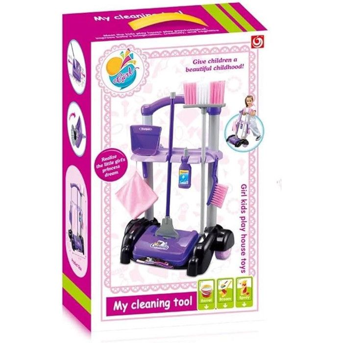 Chariot de ménage pour enfants – My Cleaning Tool