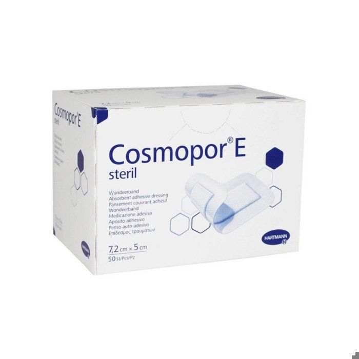 HRTM COSMOPOR E STÉRILE PANSEMENT ADHÉSIF 7,2*5CM X50U