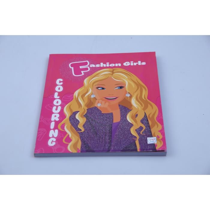 Cahier de coloriage - GENERIC - Fashion Girls - Tendance - Silhouettes à habiller - Créativité