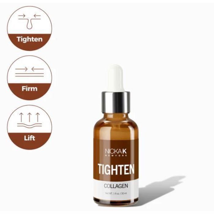 Sérum Collagène - Nicka K - 30 ml - Anti-âge - Hydratant - Tous types de peau