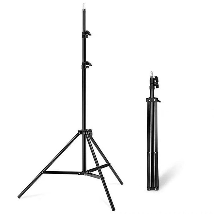 Trépied - Universel - Métallique - 200 cm - Pliable - Éclairage 304