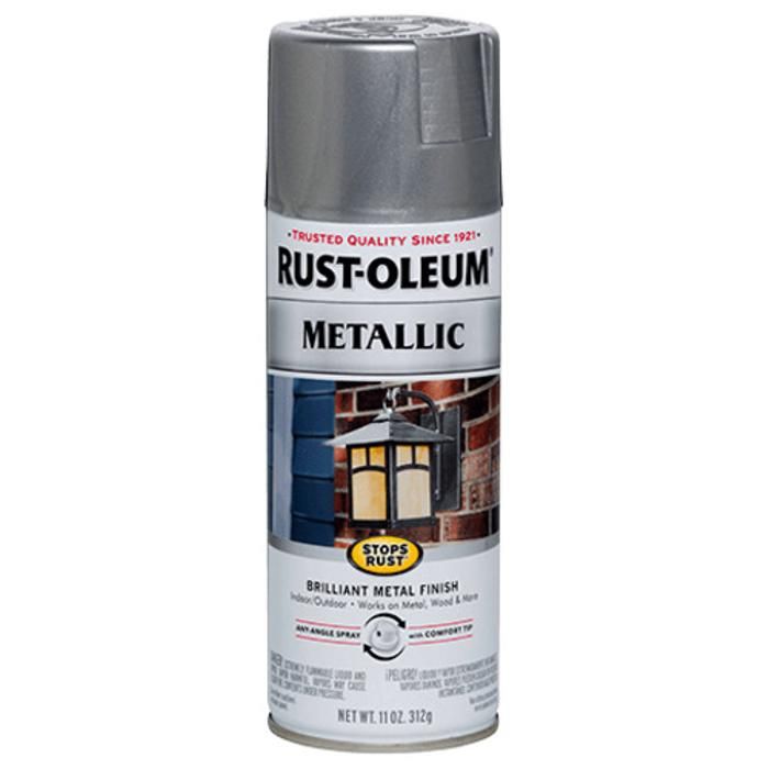 Peinture en aérosol Bomb métallique antirouille Rust-Oleum Argent