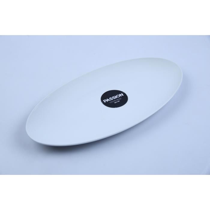 Assiette - Saturno Eliptico - Plat ovale 32 x 16 cm - Compatible lave-vaisselle - 1 pièce