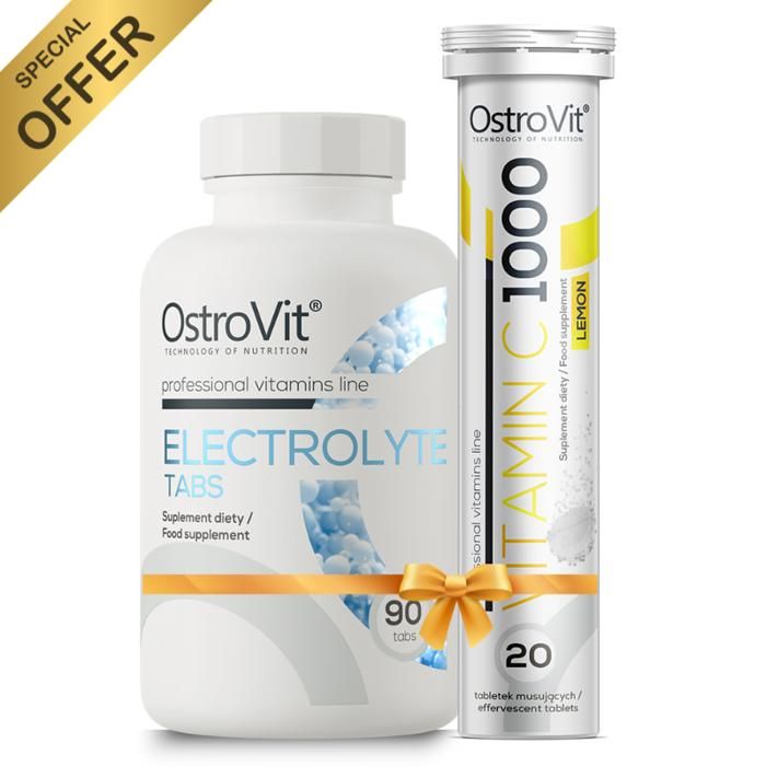 Pack Electrolyte TABS 90 Tabs - Vitamin C 1000mg 20Tabs