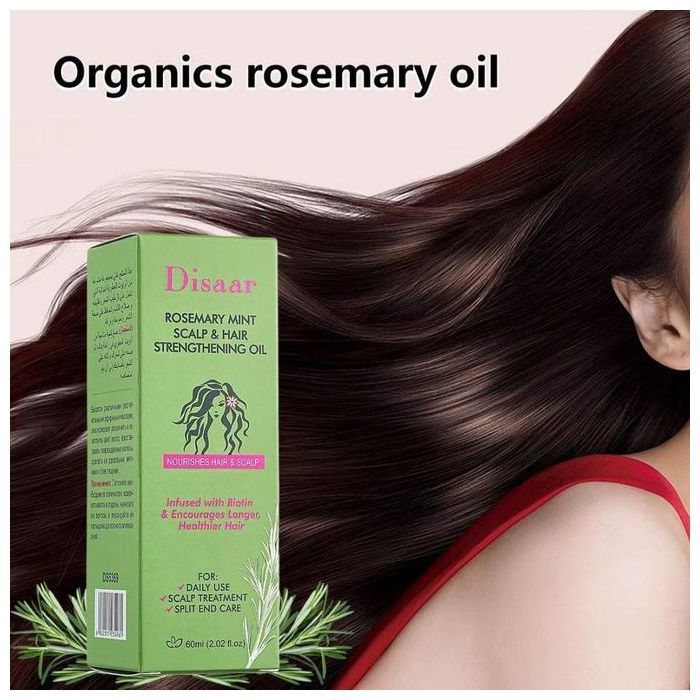Disaar Huile Essentielle de Romarin pour Cheveux Pousse et Chute des Cheveux