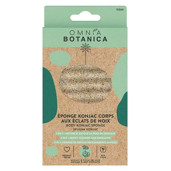 Omnia Botanica Bien-Être et Spa Éponge Konjac Corps Noix
