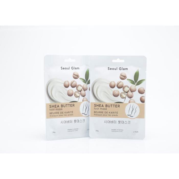 Masque des pieds - Seoul Glam - Beurre de Karité - 16g - Hydratation - Douceur