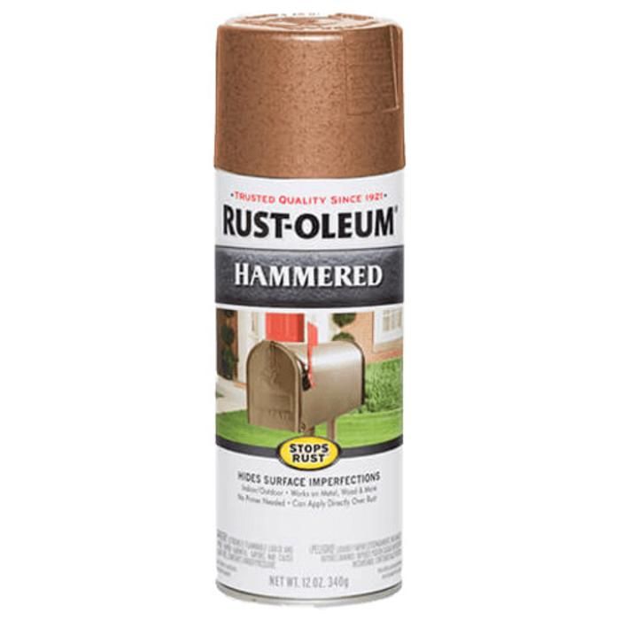 Rust-Oleum Peinture en aérosol Bomb antirouille martelée Cuivre