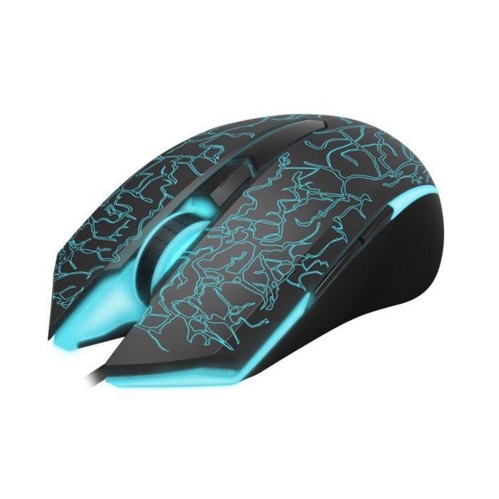 Rapoo V18 Souris gamer, filaire, USB, 6 boutons, réglable, 2000 DPI