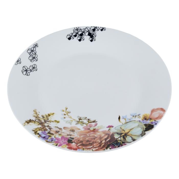 ASSIETTE PLATE 25CM PORCELAINE VERDI