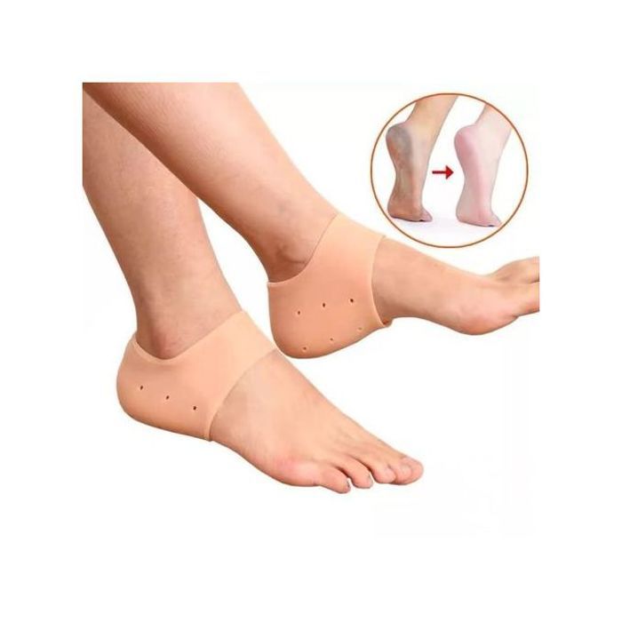 Chaussettes de Soin des Pieds en Silicone : Talons Douxs & Hydratés