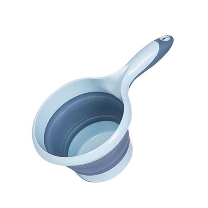 Louche à Eau Pliable - Plastique - Cuisine - bleu - Durable - Gain de Place