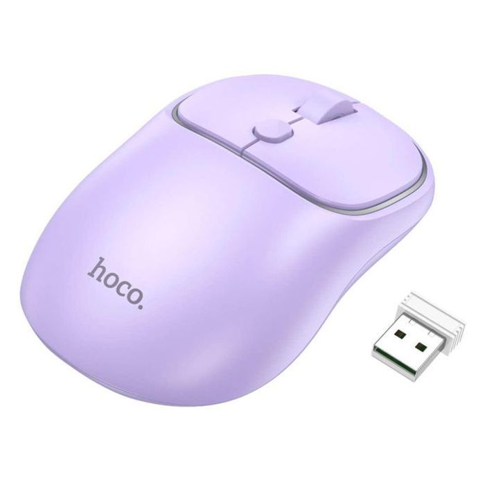 Hoco Souris Sans Fil Dual-Mode,Précision &amp;amp;amp;amp; Polyvalence Violet