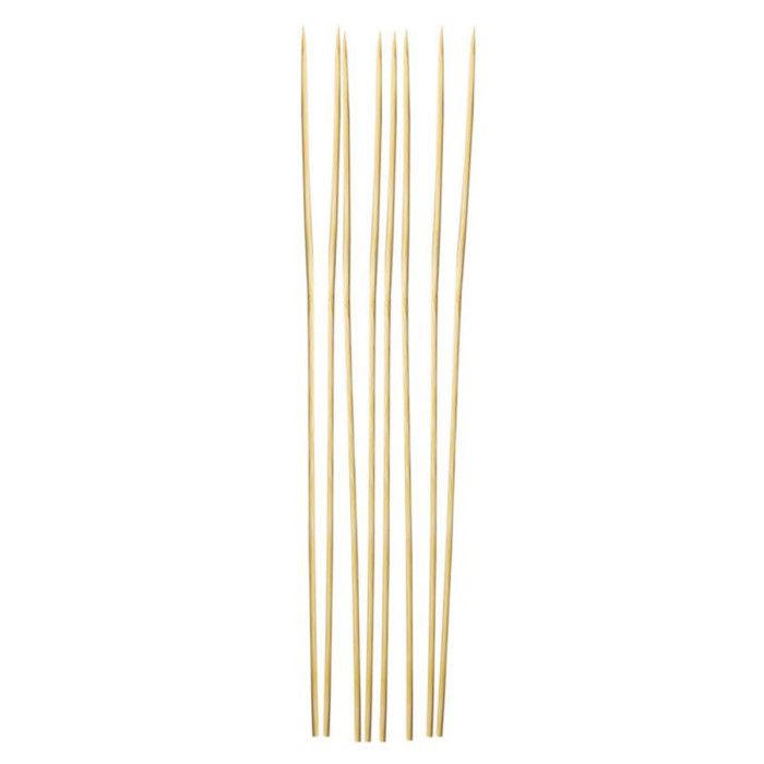 Lot de 100 Piques à Brochette "Bois" 30cm Naturel