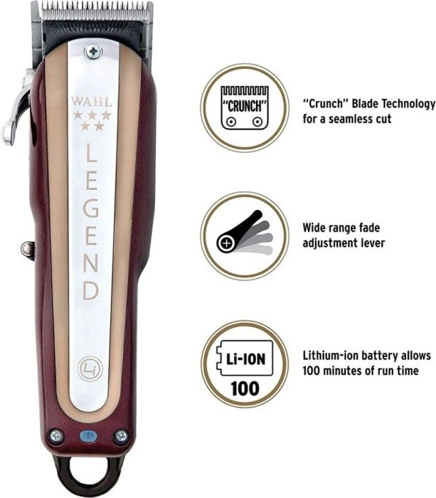 Wahl tondeuse Legend sans Fil Professional 5 Star Cordless Hair Clipper Usa
