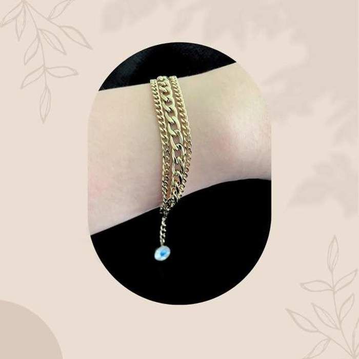 Bracelets Trio Anémones - Inoxydable - Femme - Adulte - Bijou élégant - Accessoire tendance