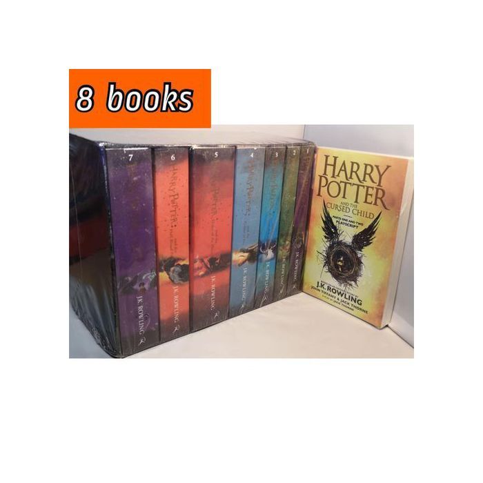 Coffret de livres - J.K. Rowling - Harry Potter - 8 livres - Édition illustrée - Fantasy