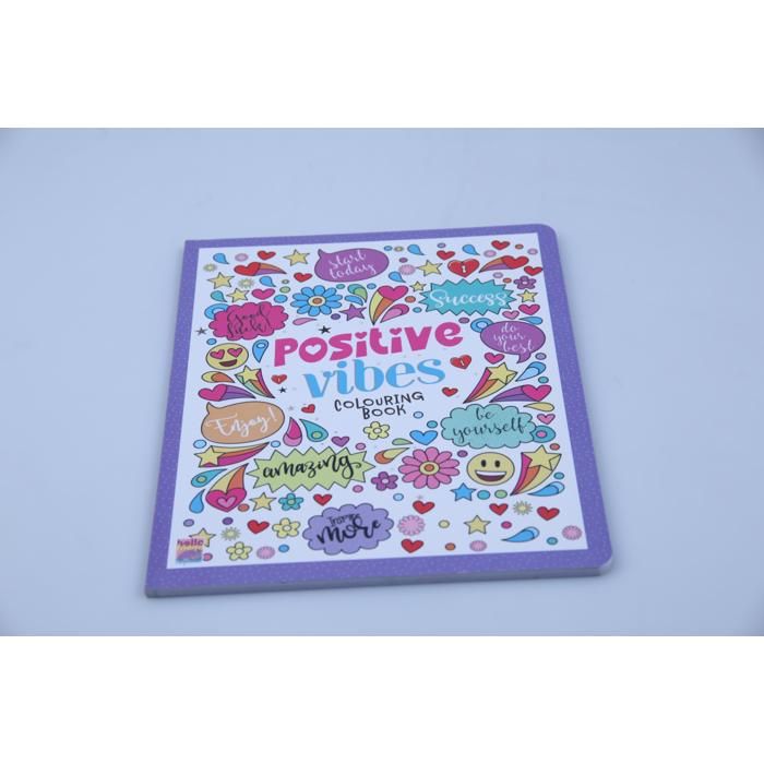 Livre de coloriage - GENERIC - Positive Vibes - Inspirant - Messages positifs - Motifs joyeux