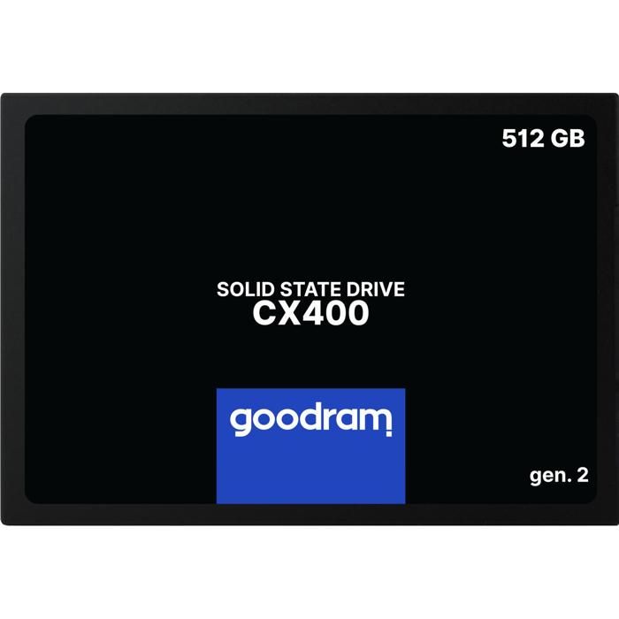 Disque dur SSD CX400 Sata 3 2,5 pouces 512 Go GoodRam aille unique