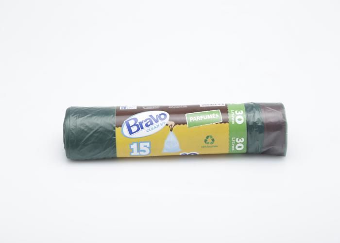 SACS POUBELLE BRAVO 15 UNITES DE 30 L