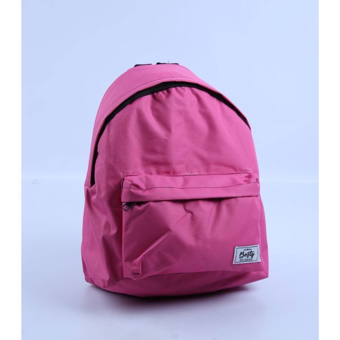 Sac à Dos Basique - GENERIC - 16" - Rose Tendre - Résistant - Confort Optimal