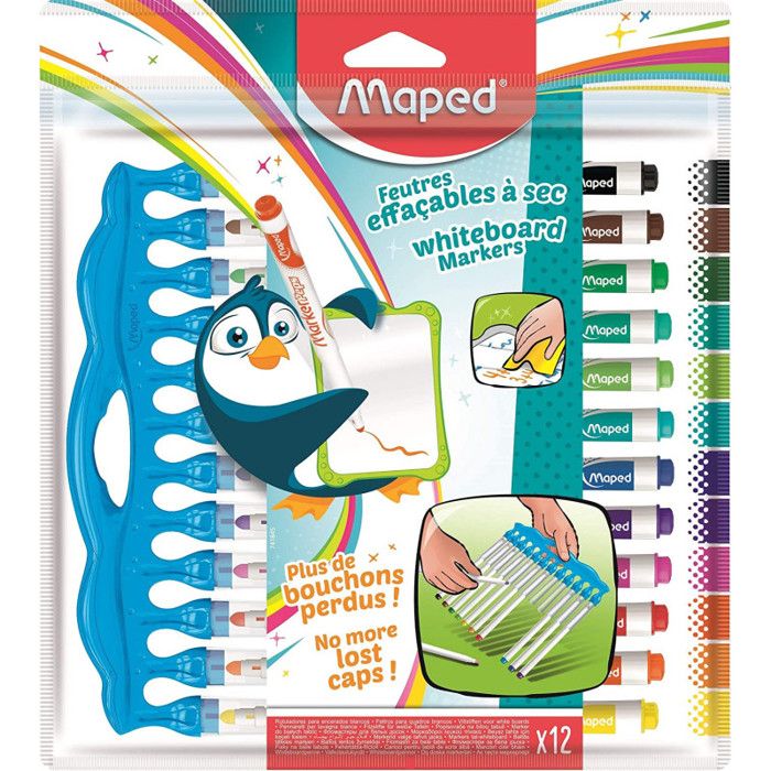 kit de 12 marqueurs pour tableau blanc Marker Peps Innovation
