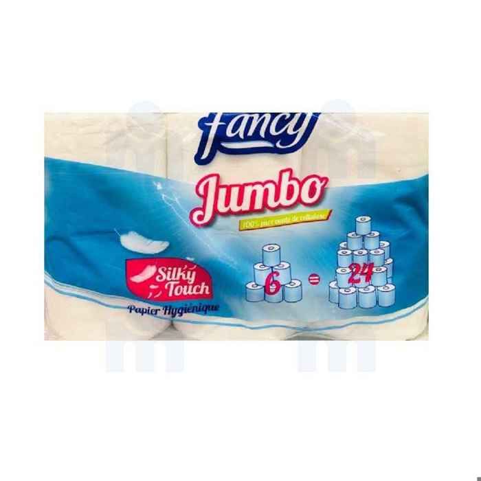 Papier hygiénique Jumbo x6 unités - FANCY