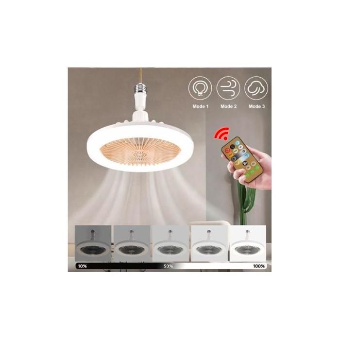 ventilateur de plafond avec lampe d'éclairage